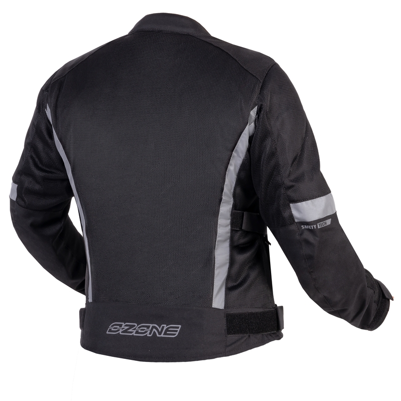 Damen Motorradjacke Ozone Dart schwarz