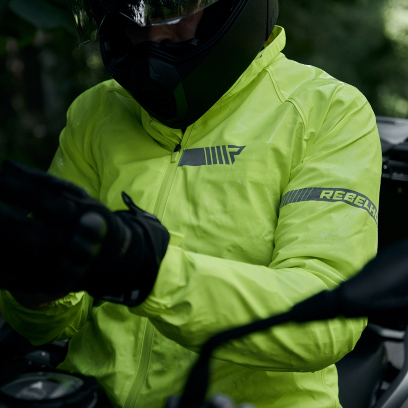 Rebelhorn Ocean fluoreszierende gelbe Regenjacke
