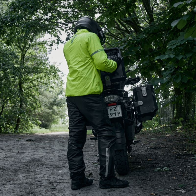 Rebelhorn Ocean fluoreszierende gelbe Regenjacke