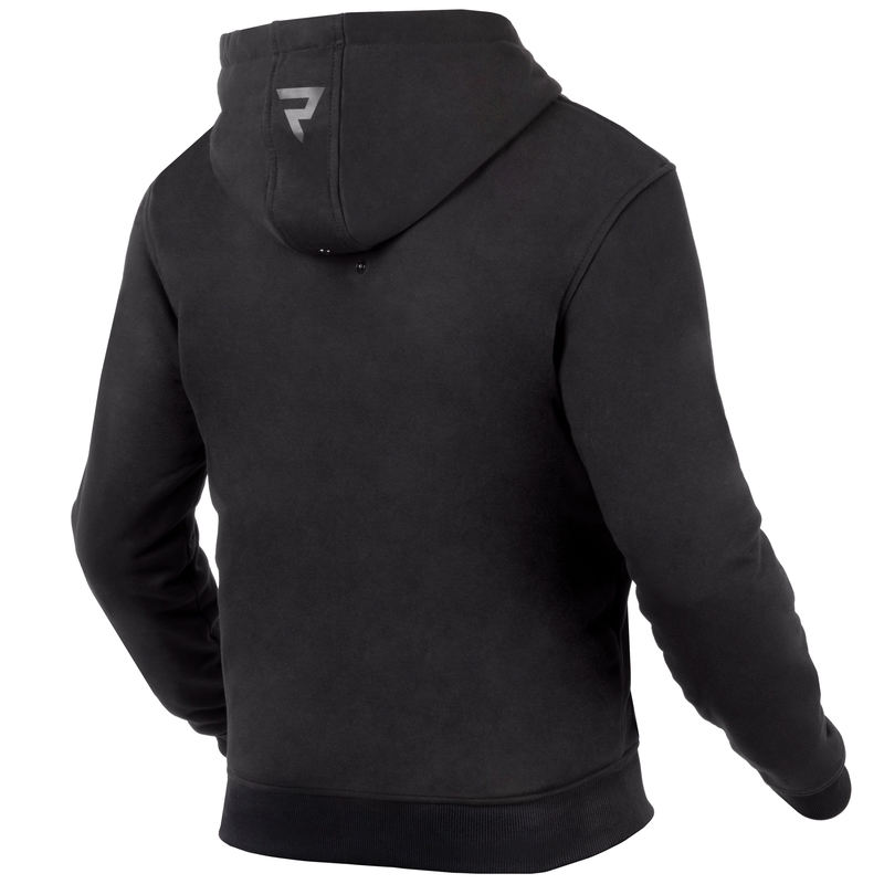 Rebelhorn Motorrad-Kapuzenpulli schwarz