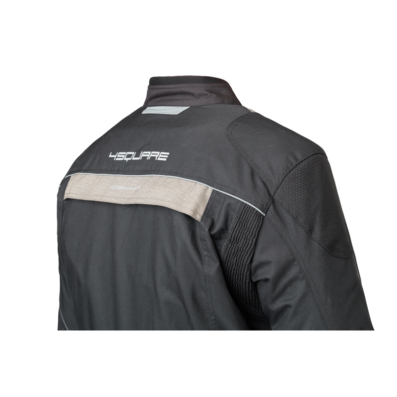 Motorradjacke 4SQUARE Climber khaki-schwarz Ausverkauf