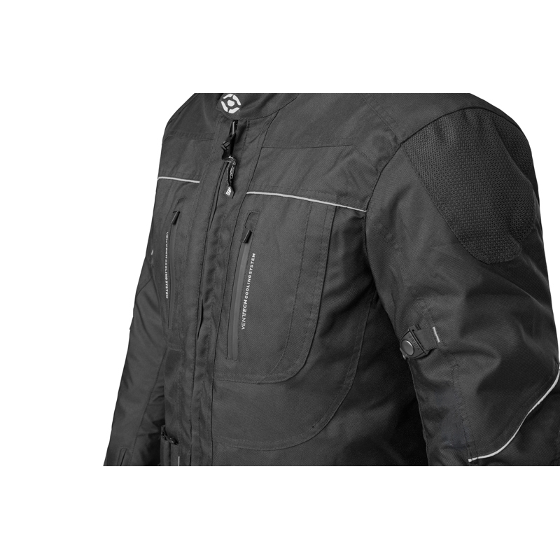 Motorradjacke 4SQUARE Climber schwarz Ausverkauf