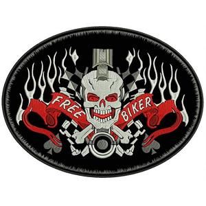 Patch Free Biker oval - groß