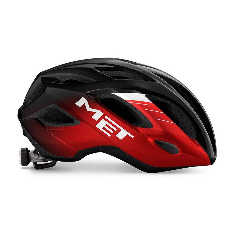 MET Idolo schwarz und rot metallic Fahrradhelm Ausverkauf