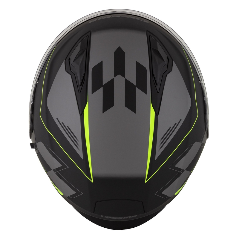 Cassida Jet Tech Roxor offener Motorradhelm schwarz-grau-fluo gelb matt Ausverkauf