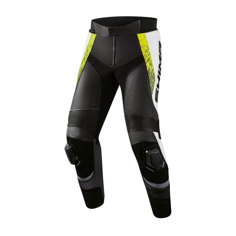 Shima STR 2.0 schwarz-weiß-fluorgelbe Motorradhose