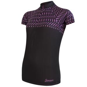 Women's Sensor Wave Trikot schwarz - kurzarm Ausverkauf