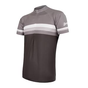 Jersey Sensor Summer Stripe schwarz-grau-weiß - kurzarm Ausverkauf