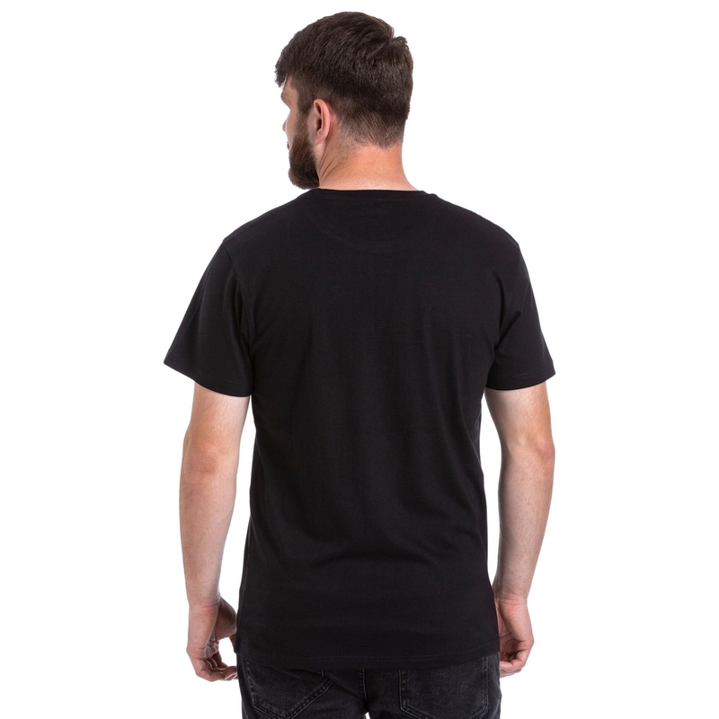 T-shirt Meatfly Mounty schwarz Ausverkauf