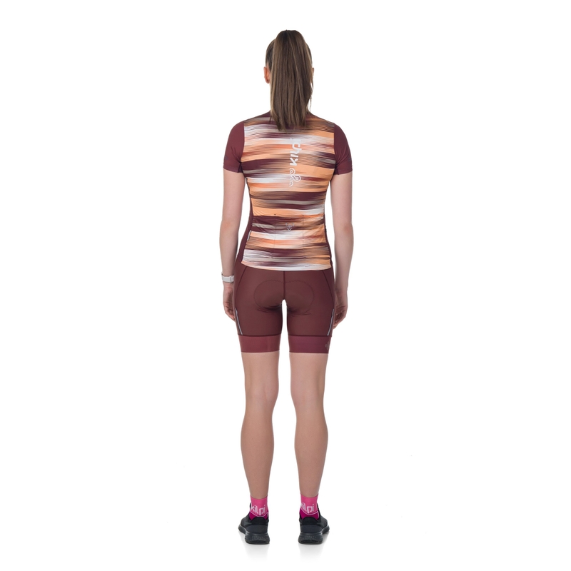 Women's Kilpi Pressure Shorts dunkelrot Ausverkauf