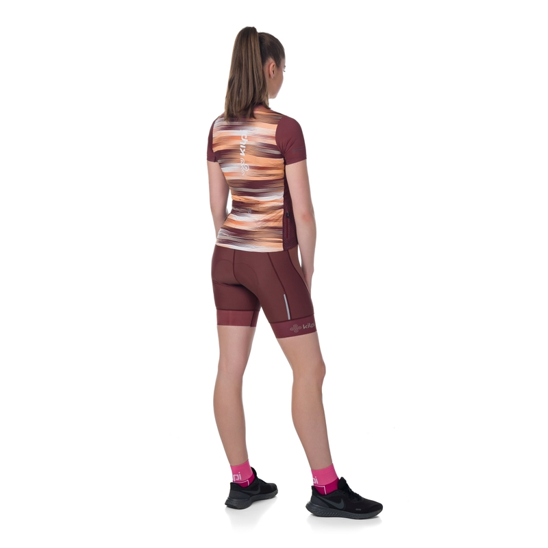 Women's Kilpi Pressure Shorts dunkelrot Ausverkauf