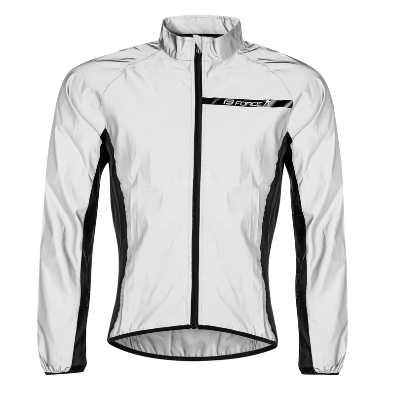 Fahrradjacke FORCE Flash voll reflektierend Ausverkauf