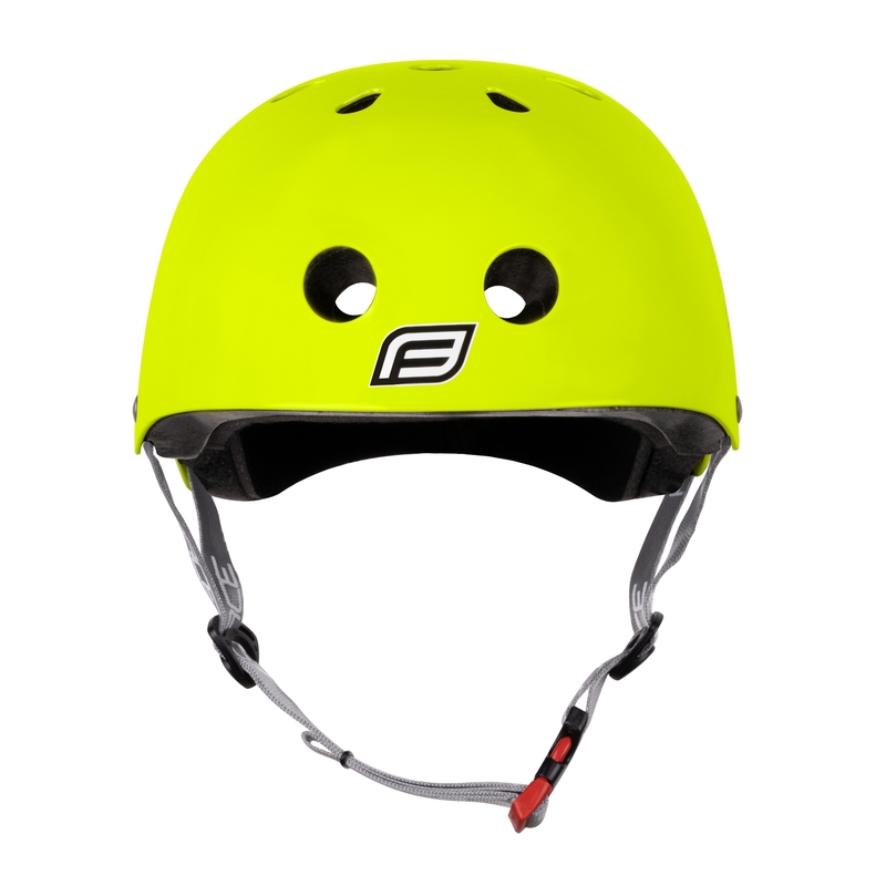 Radfahrerhelm FORCE BMX fluo gelb Ausverkauf