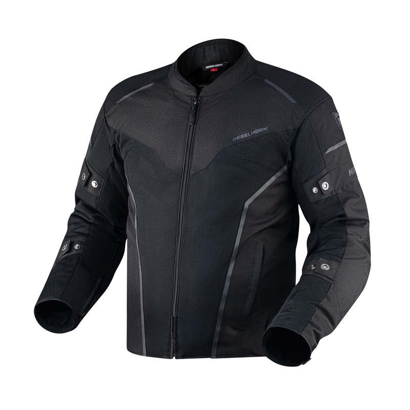 Rebelhorn Hiflow IV Motorradjacke schwarz Ausverkauf