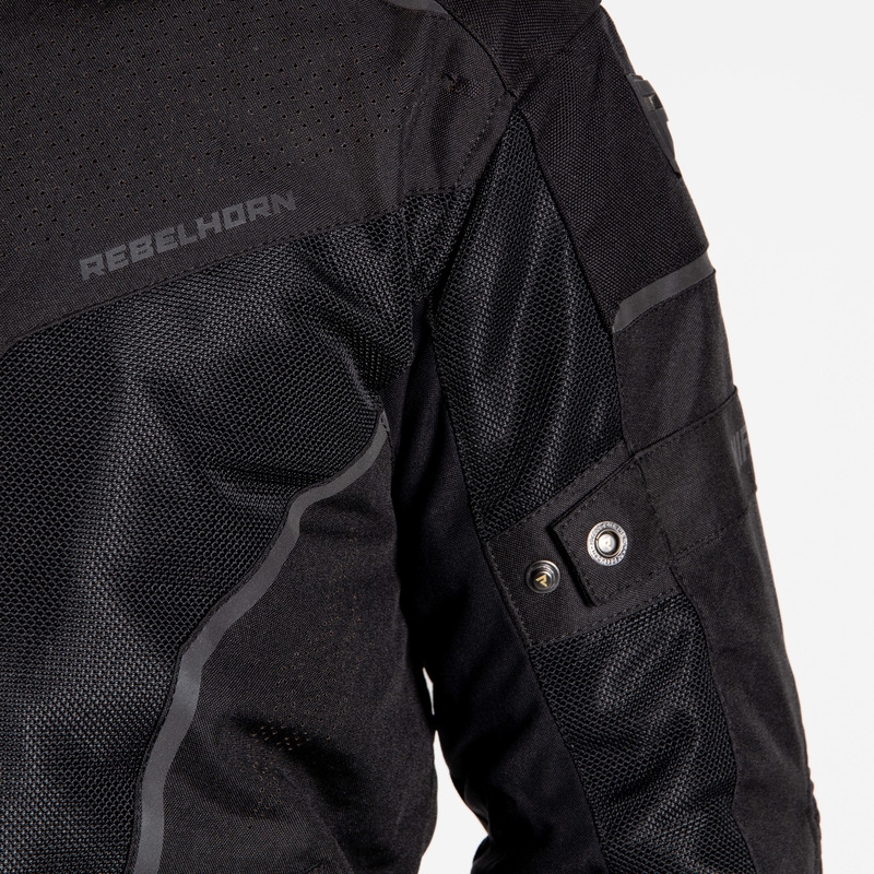 Rebelhorn Hiflow IV Motorradjacke schwarz Ausverkauf