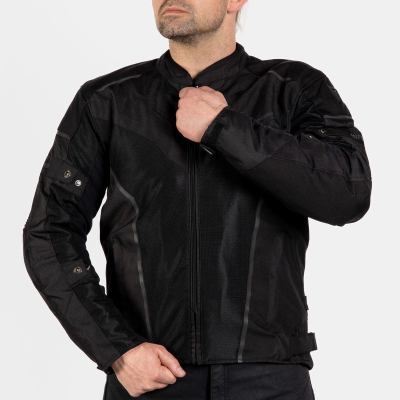 Rebelhorn Hiflow IV Motorradjacke schwarz Ausverkauf
