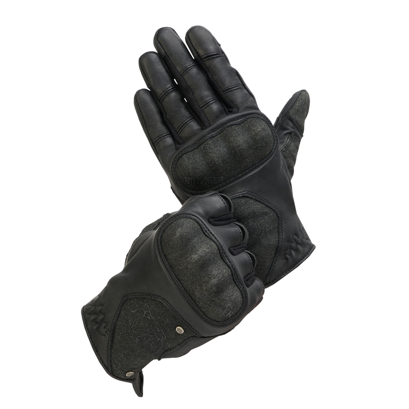 Broger Florida Schwarze Motorradhandschuhe Ausverkauf