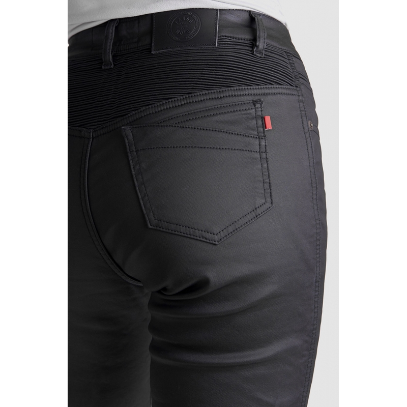 Damen Motorradjeans PANDO MOTO Lorica Kev 02 schwarz Ausverkauf