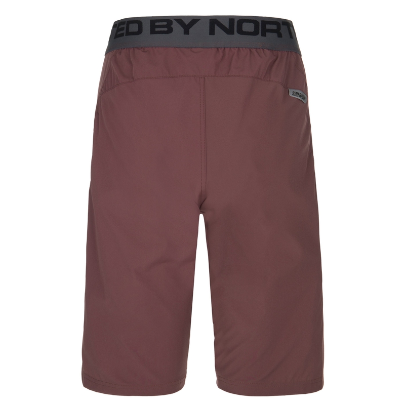 Kilpi Trackee 22 dunkelrote Shorts für Frauen Ausverkauf