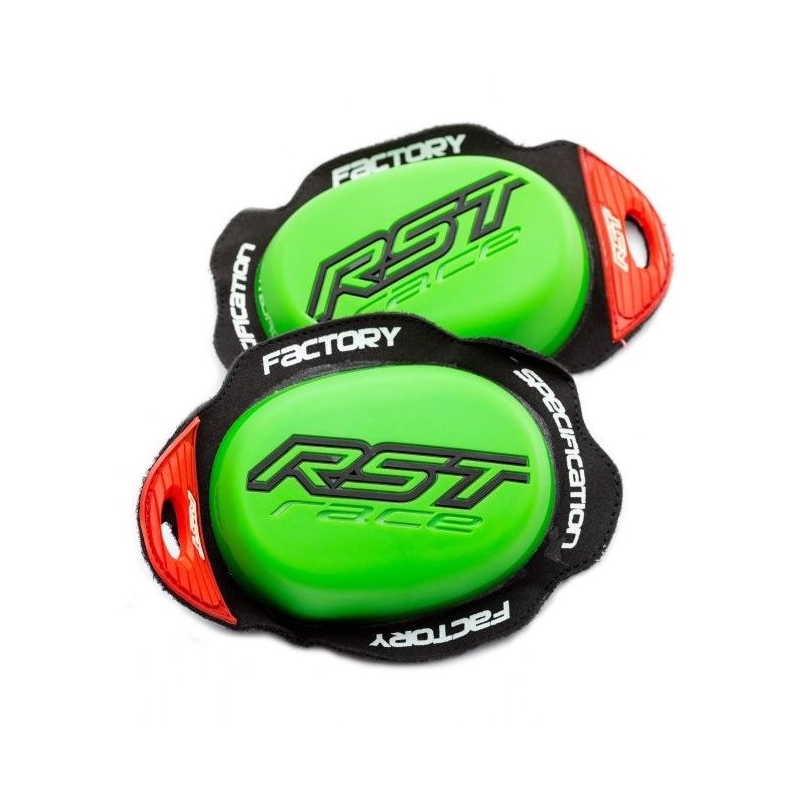 Knieschleifer RST 1924 Factory Reverse Velcro fluo grün Ausverkauf