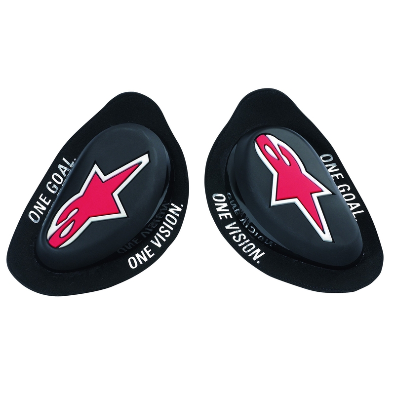 Alpinestars GP Knieschleifer schwarz und rot