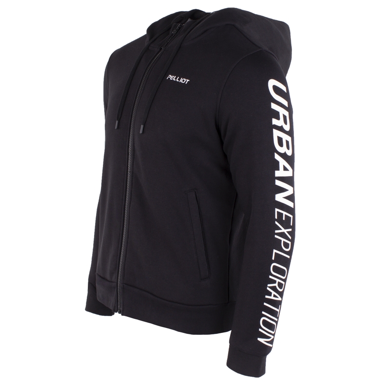 Sweatshirt Pelliot Urban Exploration schwarz sale Ausverkauf
