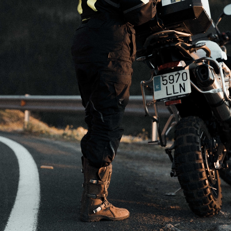 Rebelhorn Hardy II Motorradhose schwarz Ausverkauf