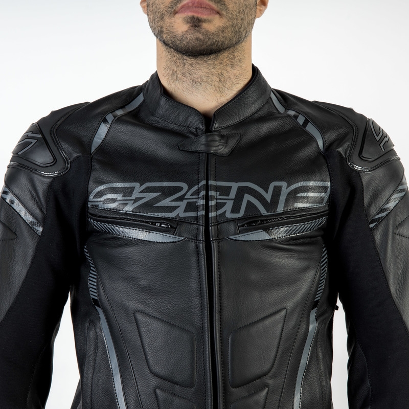 Motorradjacke Ozone RS600 schwarz-grau Ausverkauf