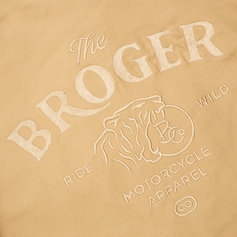 BROGER Montana hellbraune Motorradjacke Ausverkauf