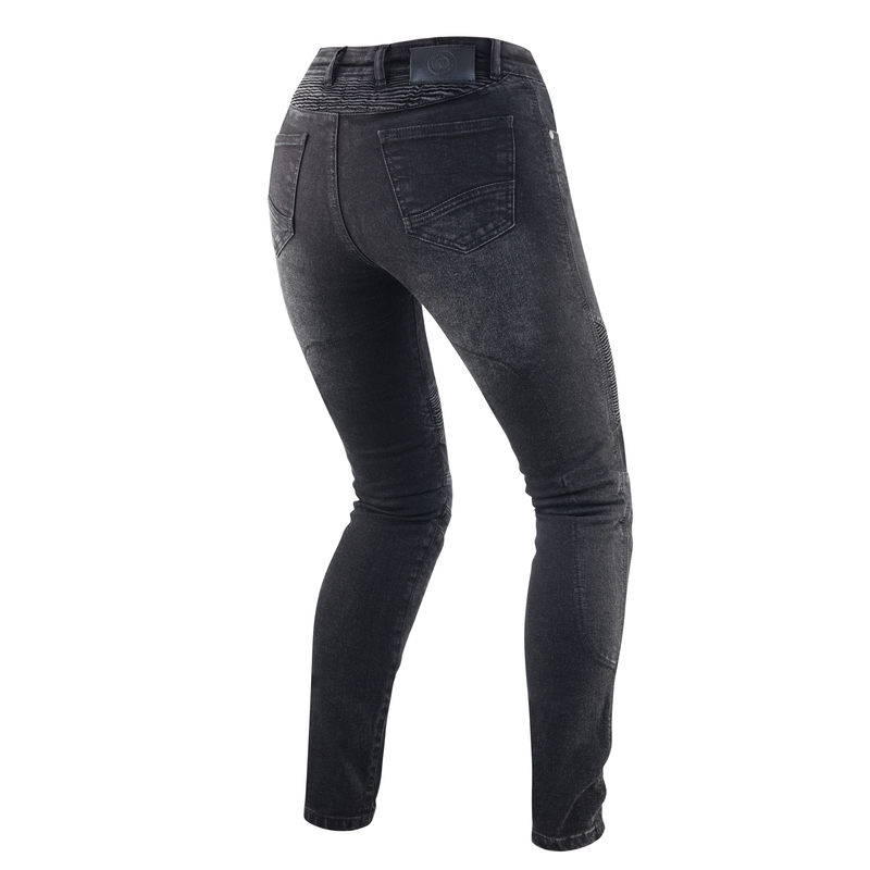 Rebelhorn Vandal Schwarze Motorradjeans für Frauen Ausverkauf