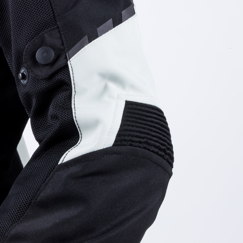 Women's Ozone Jet II Motorradjacke Grau und Schwarz Ausverkauf