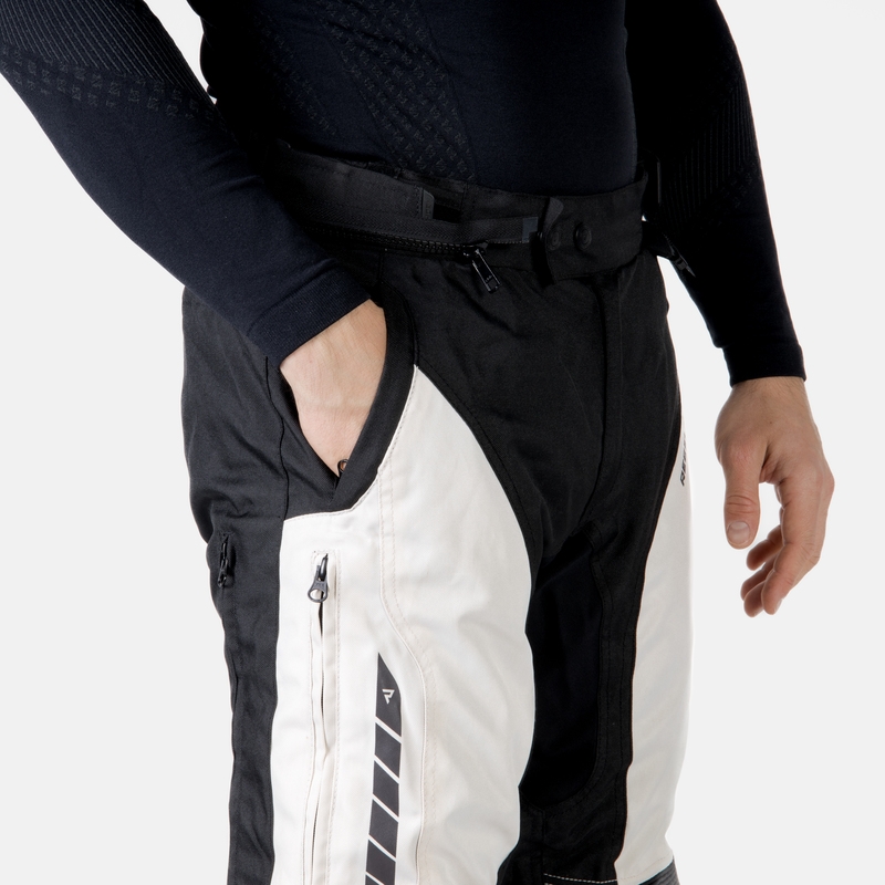 Rebelhorn Hiker III Motorradhose schwarz-grau Ausverkauf