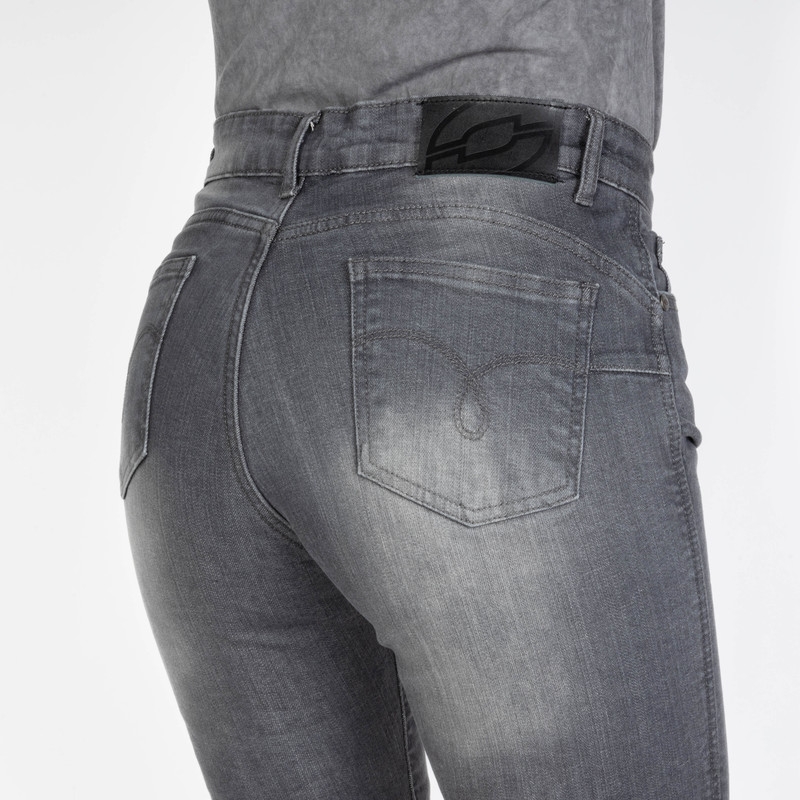 Ozone Striker SF Graue Motorradjeans für Frauen