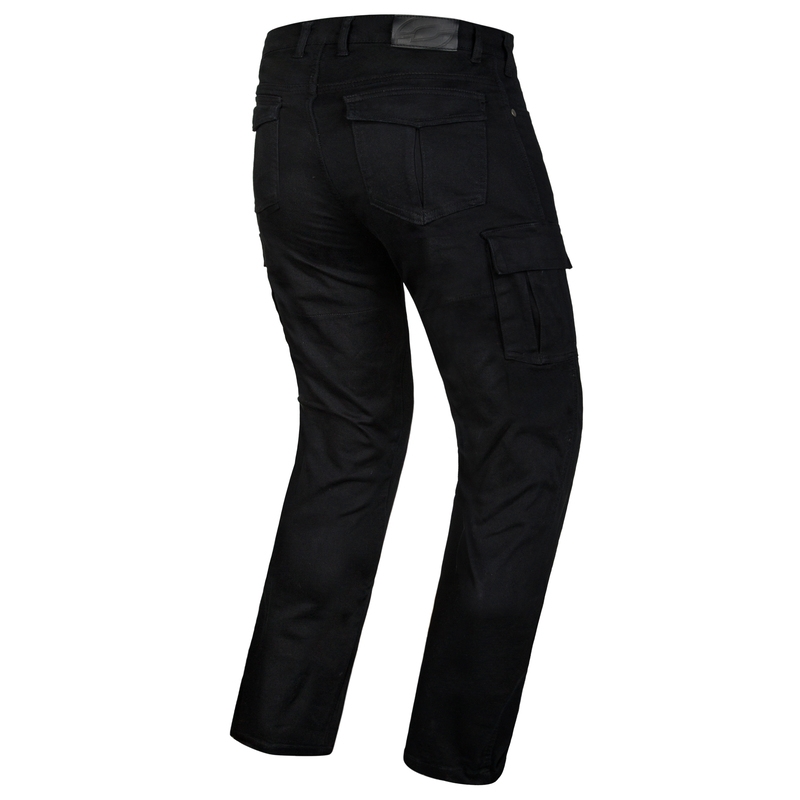 Ozone Shadow II Schwarze Motorradjeans Ausverkauf