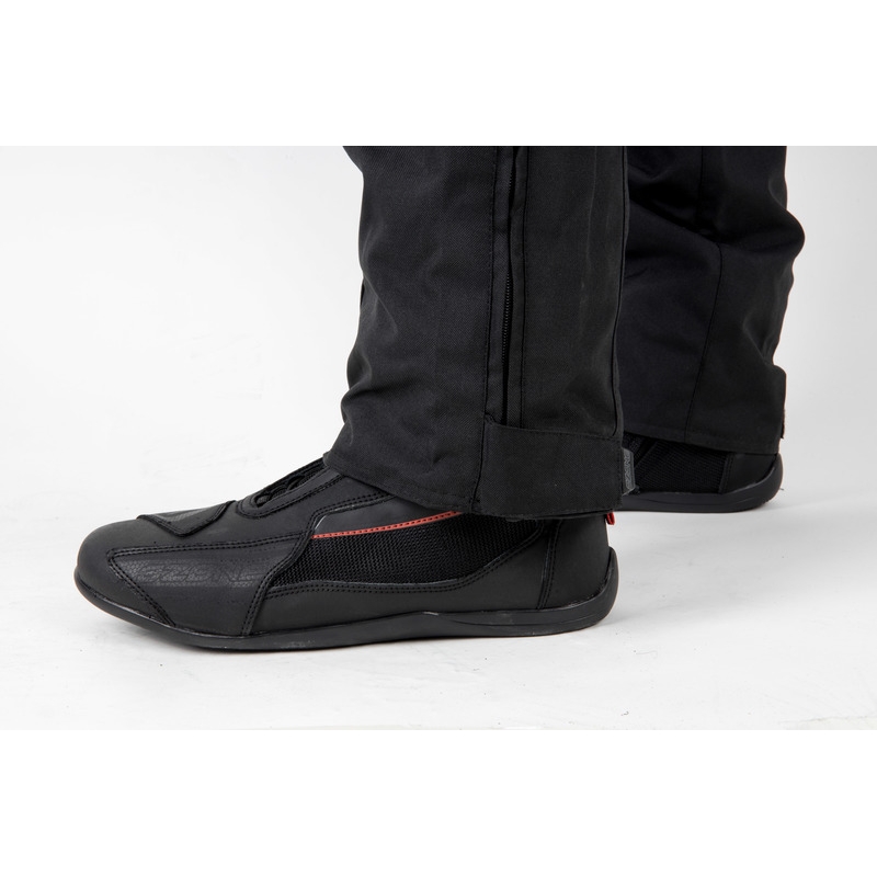 Ozone Vulcan verkürzte Motorradhosen Schwarz