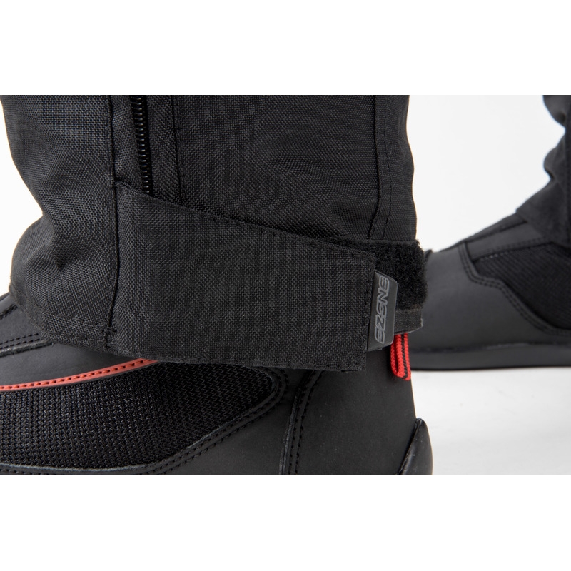 Ozone Vulcan verkürzte Motorradhosen Schwarz