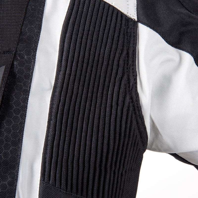 Ozone Edge II schwarz-graue Motorradjacke