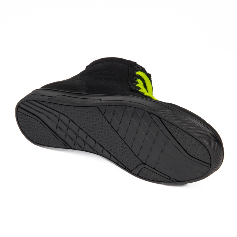 Ozone Town Motorradstiefel schwarz-fluogelb