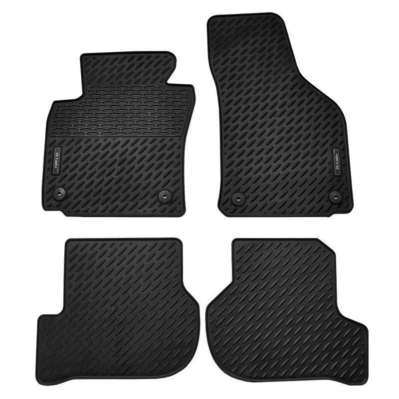 Gummiteppiche PERFECT FIT 4er-Satz OCTAVIA II mit Fixierung