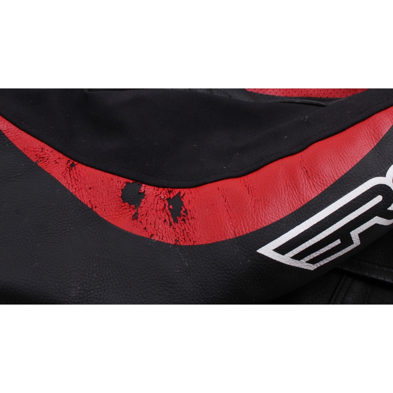 Herren Motorradjacke RSA Imola schwarz-rot Ausverkauf