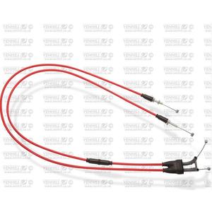 Throttle cables (pair) Venhill S01-4-049-RD featherlight rot