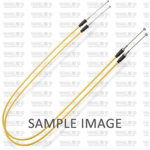 Throttle cables (pair) Venhill H02-4-072-YE featherlight gelb