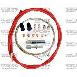 Gasseil - Universalsatz Venhill U01-4-100-RD 1,35 m (Zweitakt) rot