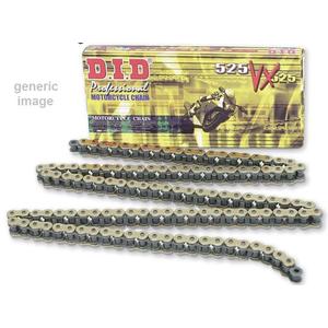 VX series X-Ring chain D.I.D Chain 525VX3 124 L golden/schwarz