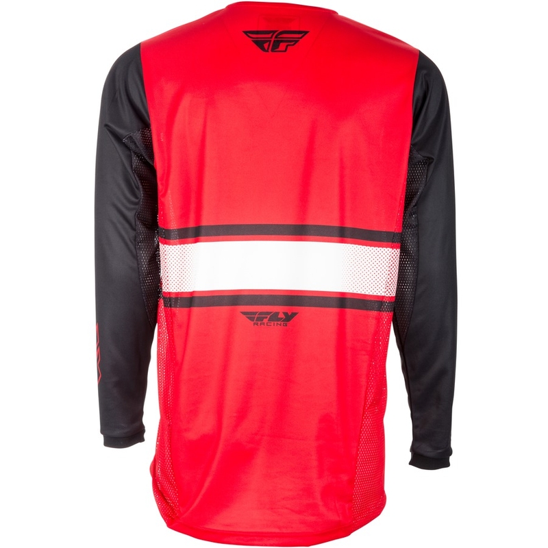 Motocross Trikot FLY Racing Kinetic ERA 2018 - USA rot und schwarz