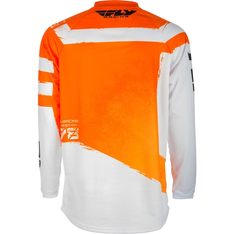 Motocross Trikot FLY Racing F-16 2018 - USA orange und weiß