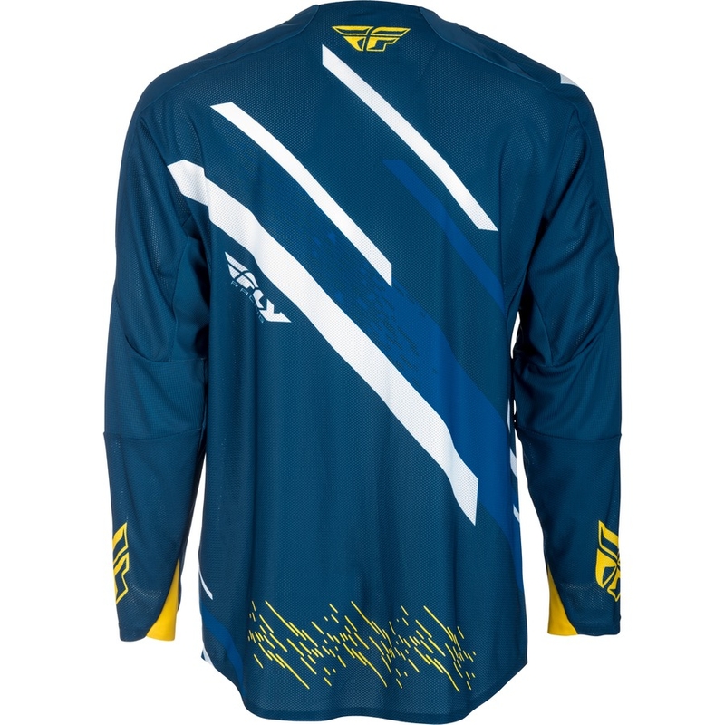 Motocross Trikot FLY Racing EVO 2018 - USA blau-gelb-weiß