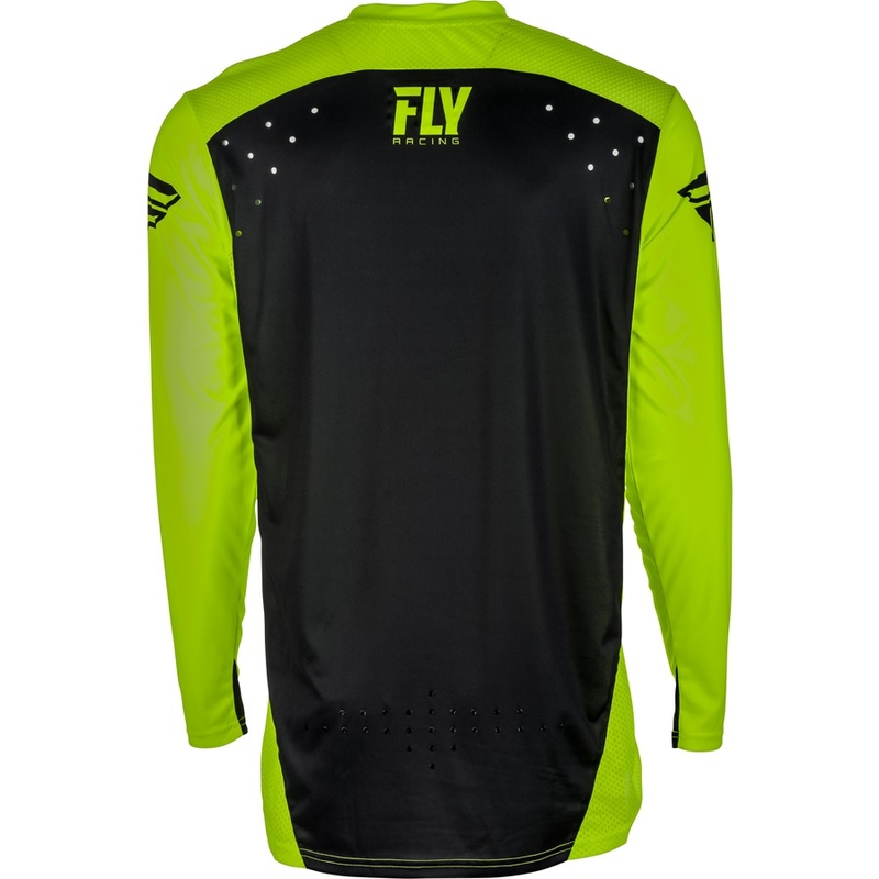Motocross Trikot FLY Racing LITE 2018 - USA schwarz-fluo gelb