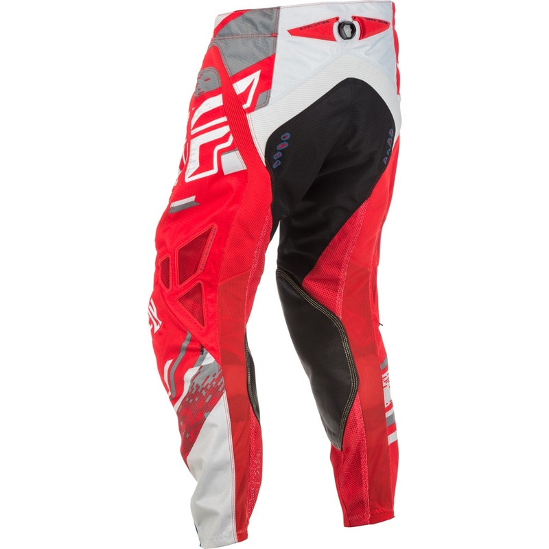 Motocross-Hose FLY Racing EVO 2018 - USA rot-grau-weiß