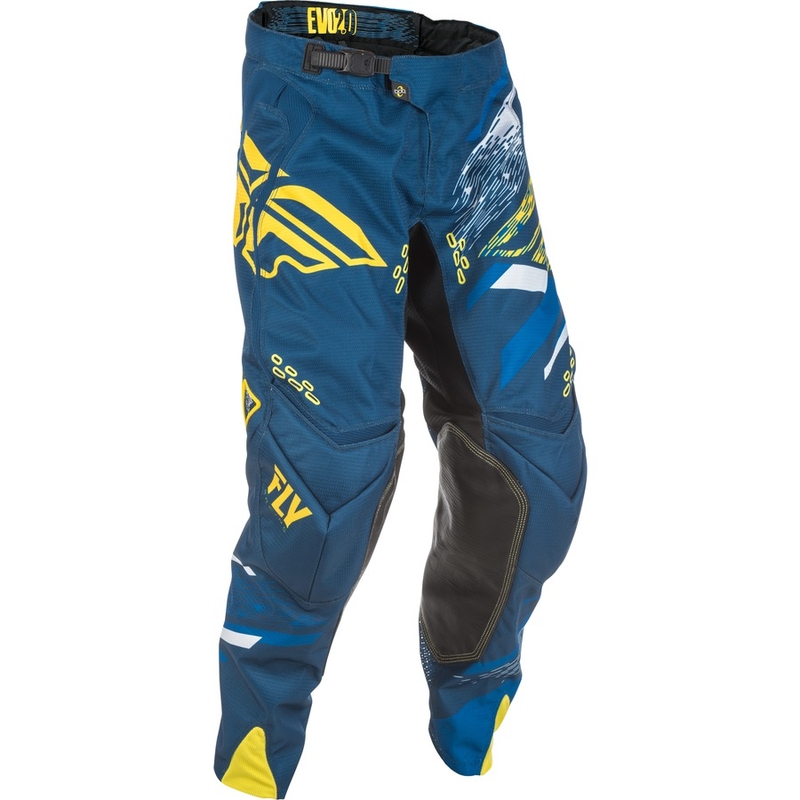 Motocross-Hose FLY Racing EVO 2018 - USA blau-gelb-weiß